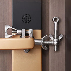 Portable Door Lock Security Bar | Travel Safety Lock for Hotels & Apartments | No-Drill, Quick Install | Adds Extra Door Reinforcement