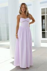 Happy Is Pretty Maxi Dress Lavender