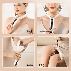 Facial Sculpting & De-Puffing Tool | 5-Min Daily Massage for Jawline & Cheeks | Gentle for All Skin Types | At-Home Routine