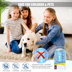 Indoor Mosquito Killer Lamp with Blue UV Attractant | Silent Electric Bug Zapper | Chemical-Free | Covers up to 500 sq ft