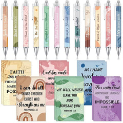 BlessedLines – Bible Verse Notebook & Pen Set