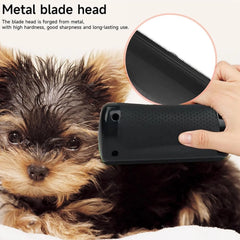 Pet Brush - Gentle Metal Blade Grooming