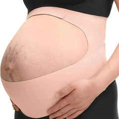 Maternity Support Belt | Adjustable Belly Band for Back & Hip Support | Breathable, Discreet Under Clothes | M–XL