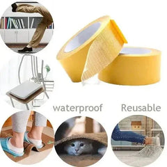 GripForge™ Heavy-Duty Double-Sided Tape — Unleash Rock-Solid Holds That Never Quit or Mess Up Your Surface
