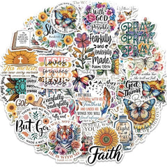 FaithGlow - Inspirational Bible Sticker Set