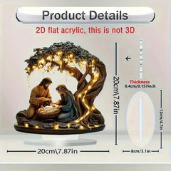 FaithLight - Luminous Nativity Scene