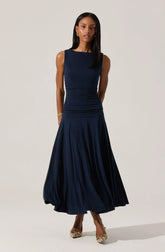 Melisandre High Neck Midi Dress