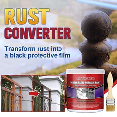 Rust Converter & Protective Coating | Stops Rust and Seals Metal Surfaces | Brush-On, Fast-Drying Finish | For Cars, Tools & Outdoor Metal