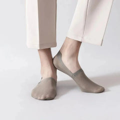 Sleek Unisex No-Show Socks | Breathable Ice-Silk Comfort