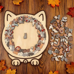 CatPuzzle – Wooden Cat Puzzle 135 Pieces — Art, Calm & Style Combined in One Set