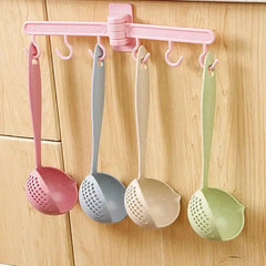 3-in-1 Straining Ladle Spoon | Scoop, Strain & Serve with Built-In Drain Holes | Heat-Resistant, Non-Stick Safe | Kitchen Essential