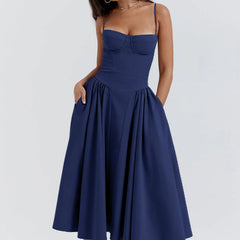 Emilia - Sleek Silhouette Sleeveless Dress