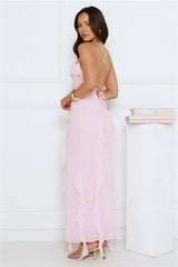 Station Of Luxe Maxi Dress Pink