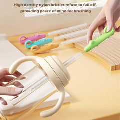 Precision Crevice Cleaning Brush Set | Targets Hidden Grime in Corners, Tile Lines & Tight Gaps | Stiff Bristles, Slim Tip | Bathroom & Kitchen