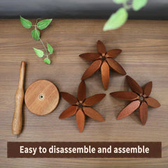 The TimberBloom Trivet - Stores Like a Christmas Tree, Protects in Style + 50% OFF