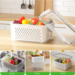 Airtight Food Storage Containers | Leakproof Snap-Lock Lids for Snacks & Meal Prep | Keeps Food Fresher Longer | Reusable, Easy Clean