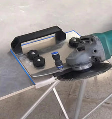 45° Angle Grinder Chamfer Guide | Stainless Steel Vibration-Free Bracket for Ø100 mm Grinders | Tile & Porcelain Edge Trimming