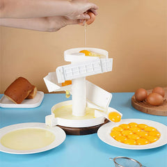 Egg Separator Tool for Yolk & Whites | Quick One-Hand Separation with No Shell Mess | Easy-Drain Design | Dishwasher Safe