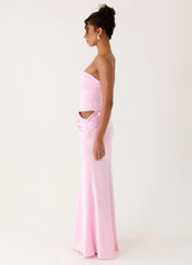 Emory Corset Maxi Dress Pink