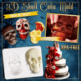 Skullicious™ – 3D Skull Cake Mold (60% Off)