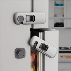 Child Safety Cabinet Locks (Multi-Pack) | Strong Adhesive, No-Drill Install for Drawers & Cupboards | Baby-Proof, Easy Adult Release