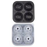 Football Ice Mold (2-Pack) | Large Round Sphere Ice for Whiskey & Cocktails | Slow-Melt, Leak-Resistant Seal | Easy-Fill Silicone Tray