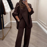 TranquilThreads - Oversized Knit Set – Casual Sophistication
