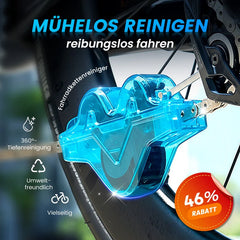 Hands-Free Bike Chain Cleaner Tool | Deep-Clean Scrubber for Road & MTB Chains | Mess-Reducing Enclosed Design | Reusable