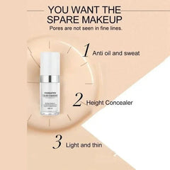 Lightweight Foundation for Silky, Radiant Skin | Buildable Medium-to-Full Coverage + Natural Finish | Long-Wear, Breathable Feel | Multiple Shades