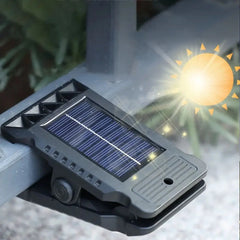 Solar Motion Sensor Outdoor Light | Tool-Free Clip Mount, Waterproof LED Lamp | Up to 30 m² Coverage & 10-Hour Charge