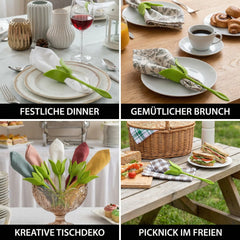 LuxePetal Napkin Folding Set — Instantly Transform Any Table into a Stunning Floral Showcase
