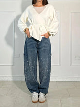 NovaDenim - Balloon Fit Sparkle Jeans – Statement Streetwear