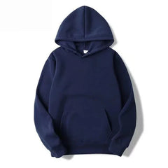 Heidi-Mode | Solid Color Hooded Sweatshirt Made of Cotton for Women
