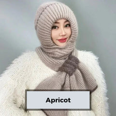 The ThermoKnit Scarf-Hat - Your Head, Ears, and Neck Protected + 50% OFF
