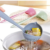 3-in-1 Straining Ladle Spoon | Scoop, Strain & Serve with Built-In Drain Holes | Heat-Resistant, Non-Stick Safe | Kitchen Essential