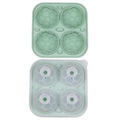 Football Ice Mold (2-Pack) | Large Round Sphere Ice for Whiskey & Cocktails | Slow-Melt, Leak-Resistant Seal | Easy-Fill Silicone Tray