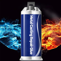 Industrial-Grade Repair Glue for Metal & Plastic | High-Strength Bond, Fast Set | Waterproof, Heat & Impact Resistant | DIY & Auto Fixes