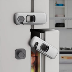 Child Safety Cabinet Locks (Multi-Pack) | Strong Adhesive, No-Drill Install for Drawers & Cupboards | Baby-Proof, Easy Adult Release