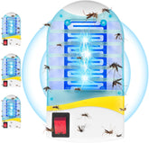 Indoor Mosquito Killer Lamp with Blue UV Attractant | Silent Electric Bug Zapper | Chemical-Free | Covers up to 500 sq ft