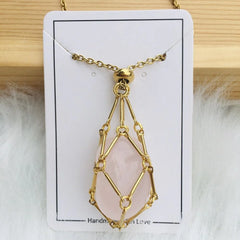 JoyauDiamanté™ - Interchangeable Crystal Stone Necklace for a Radiant Style and Inner Harmony