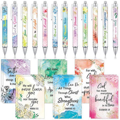 BlessedLines – Bible Verse Notebook & Pen Set