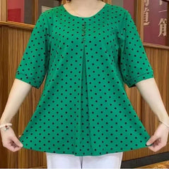 Polka Dot Print Shirt