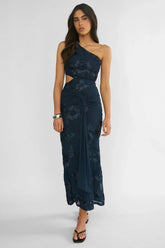 Luli Cut-Out Maxi Dress Navy