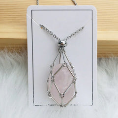 JoyauDiamanté™ - Interchangeable Crystal Stone Necklace for a Radiant Style and Inner Harmony