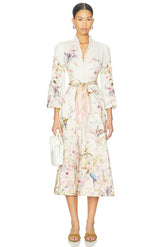 Rebellion Button Midi Dress