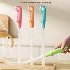 Precision Crevice Cleaning Brush Set | Targets Hidden Grime in Corners, Tile Lines & Tight Gaps | Stiff Bristles, Slim Tip | Bathroom & Kitchen