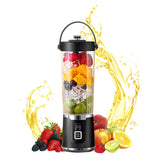 Portable Cordless Blender 10-Blade | Crush Ice, Fruit & Veg Smoothly | USB Rechargeable, One-Touch + Digital Display | 3 Colors