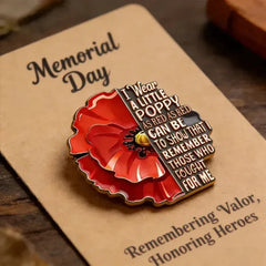 RED Friday Brooch Pin | “Remember Everyone Deployed” statement | Unisex fit for jacket, hat & backpack | Gift-ready option