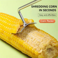 QuickCorn - Effortless Stainless Steel Corn Peeler