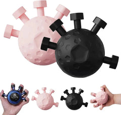 Finger Exerciser Ball for Grip Strength | Individual Finger Buttons for Hand Training | Flexible, Durable Comfort Grip | Rehab & Workout